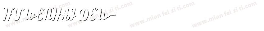 HYWENHAI DEW字体转换